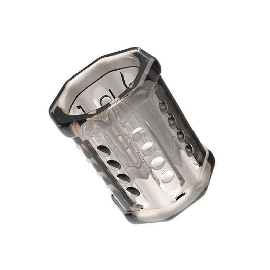 Anillo Cilíndrico Texturizado Ronzel Humo