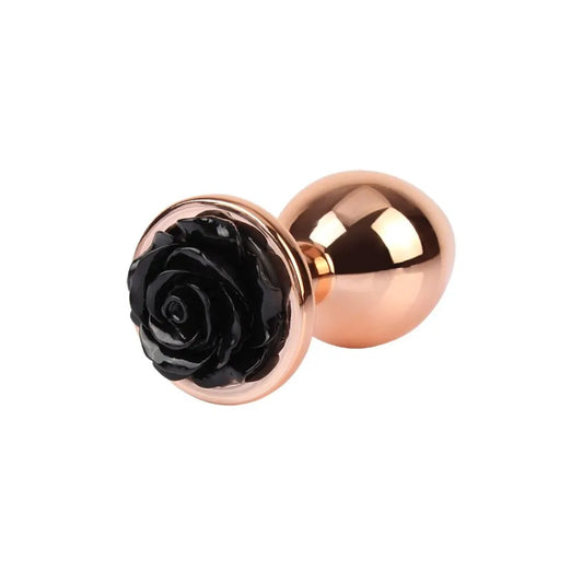 Plug Joyería Metálico Rose Noir M