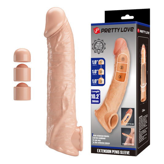 Funda Extensora Realista Silas con 3 Bloques color Piel