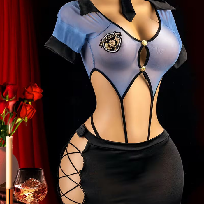 Disfraz Lencería Policía de la Seducción