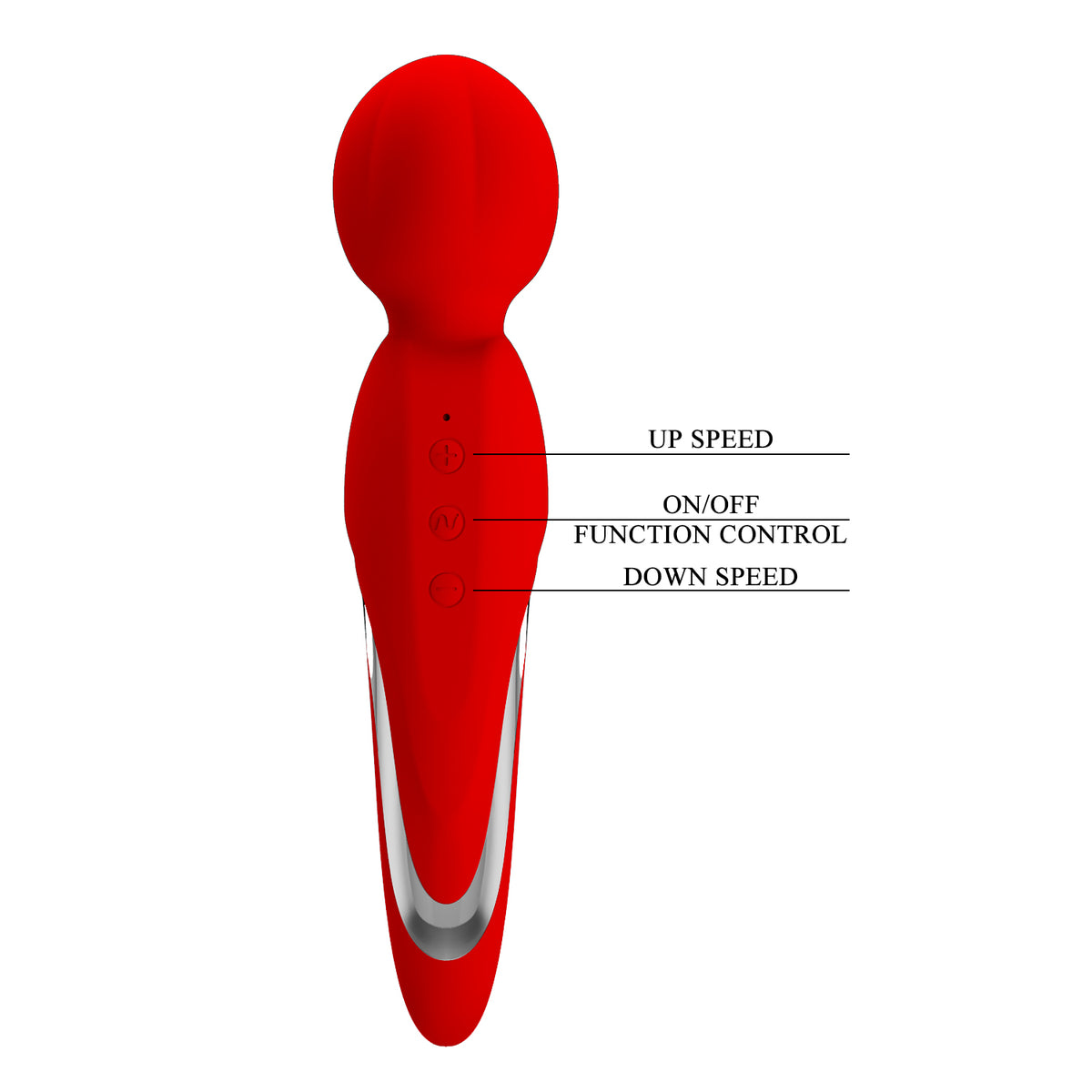 Varita Masajeadora Flexible Walter Red