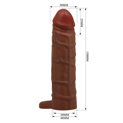 Extensión de 15 cm «Kaile» Café