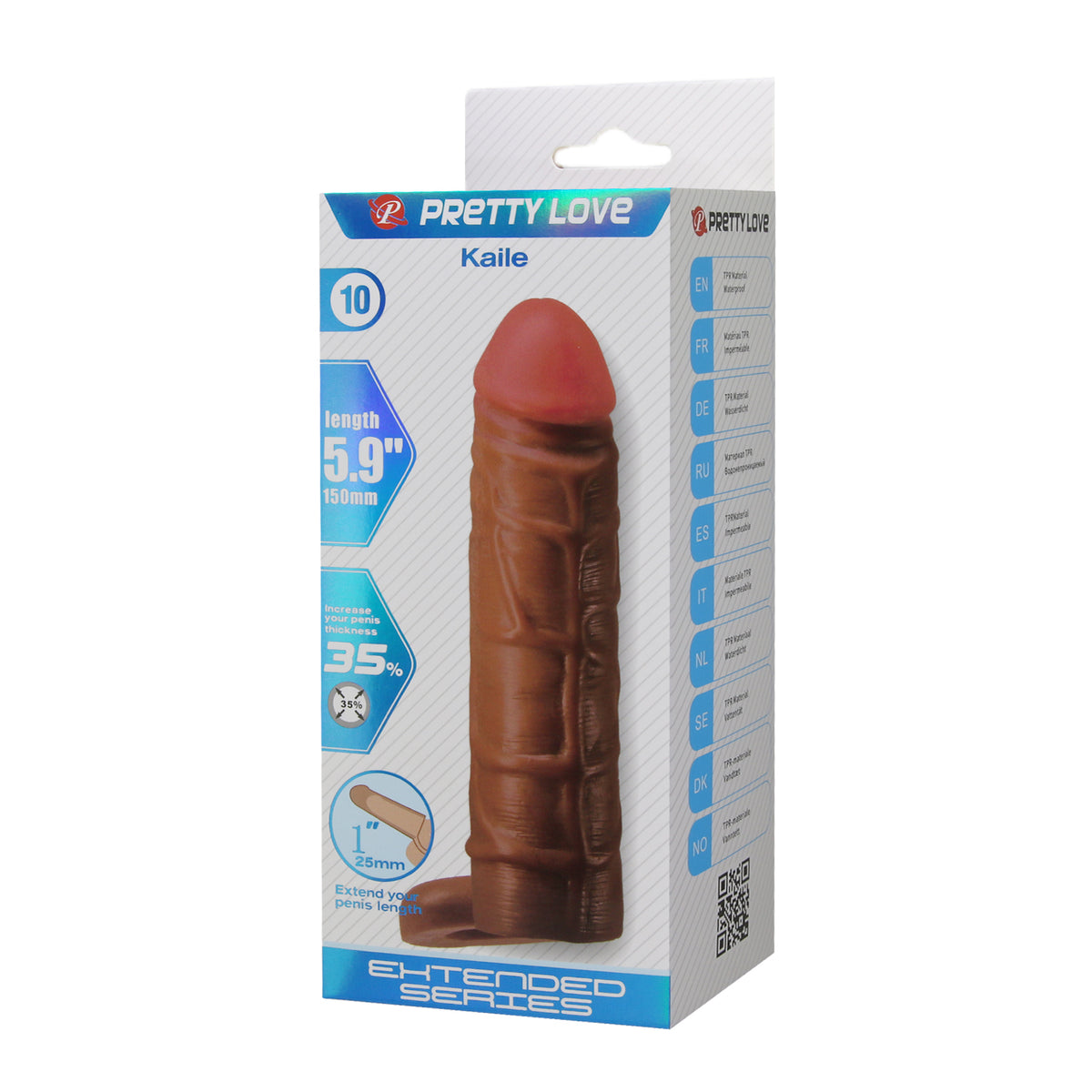 Extensión de 15 cm «Kaile» Café