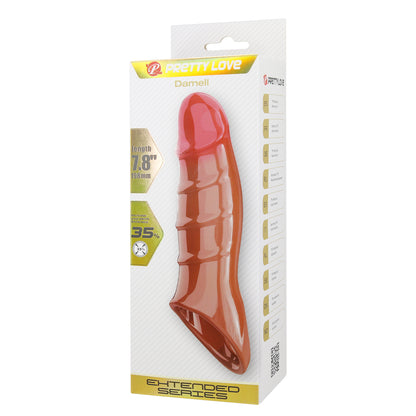Funda Extensora y Engrosadora de Pene Darnell 198 mm Mulato