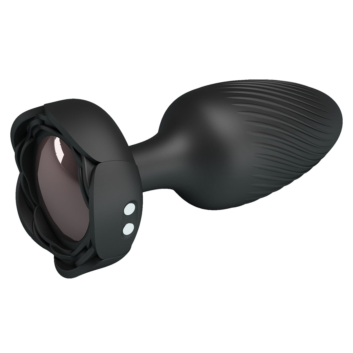 Plug Anal Vibrador con Gema Luminosa – Osborn