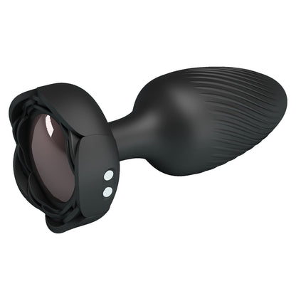 Plug Anal Vibrador con Gema Luminosa – Osborn