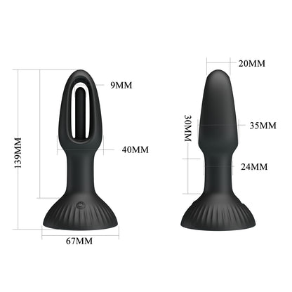Plug Anal Prostático con Lengua Vibrante – Hubert