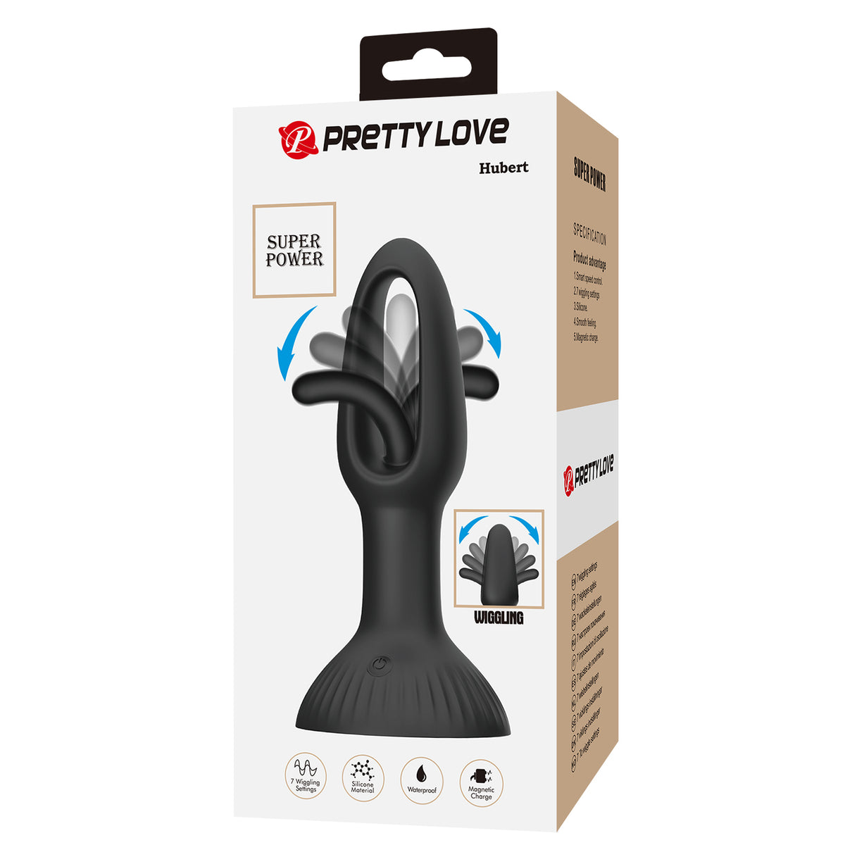 Plug Anal Prostático con Lengua Vibrante – Hubert
