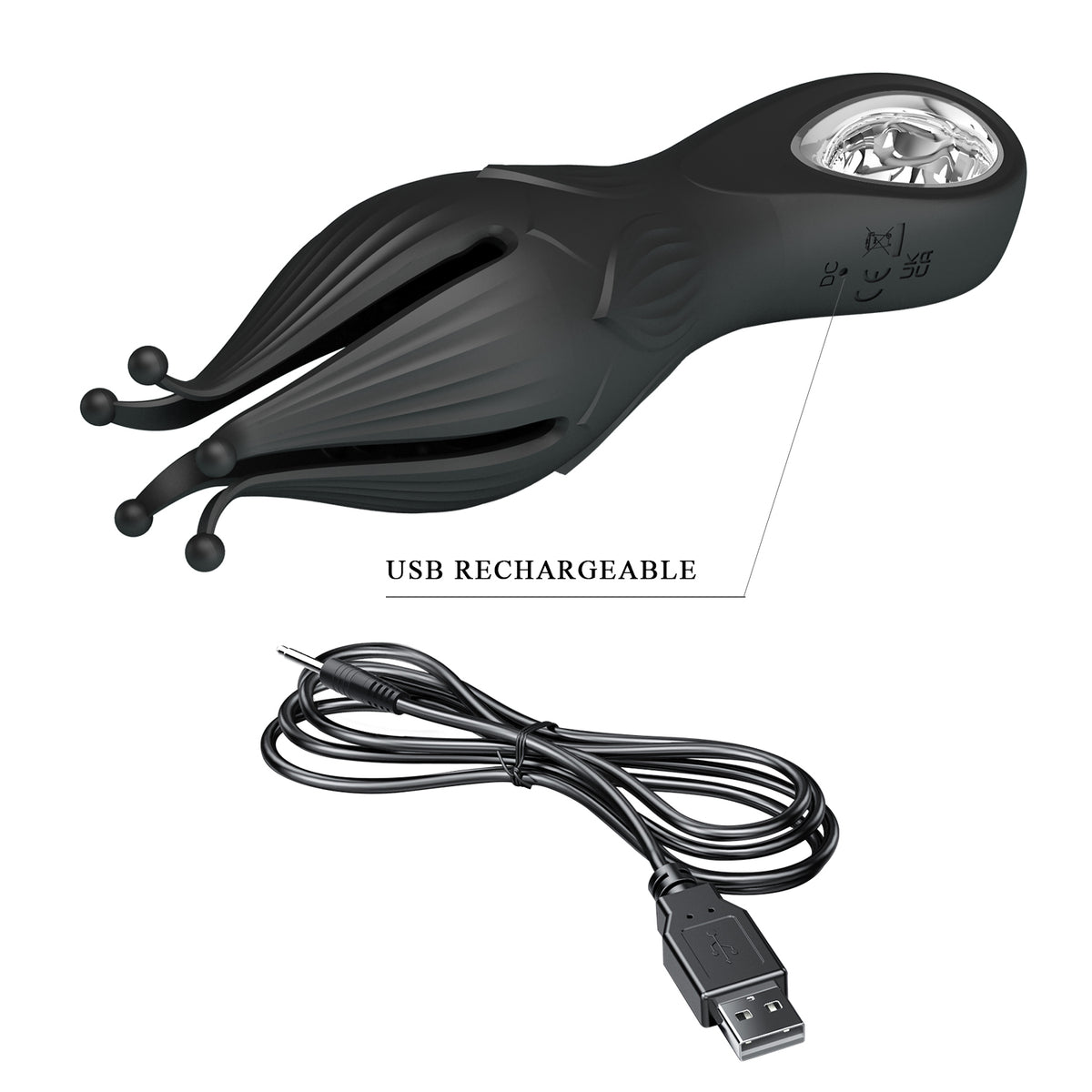 Masturbador Vibrador Medusa – Arella