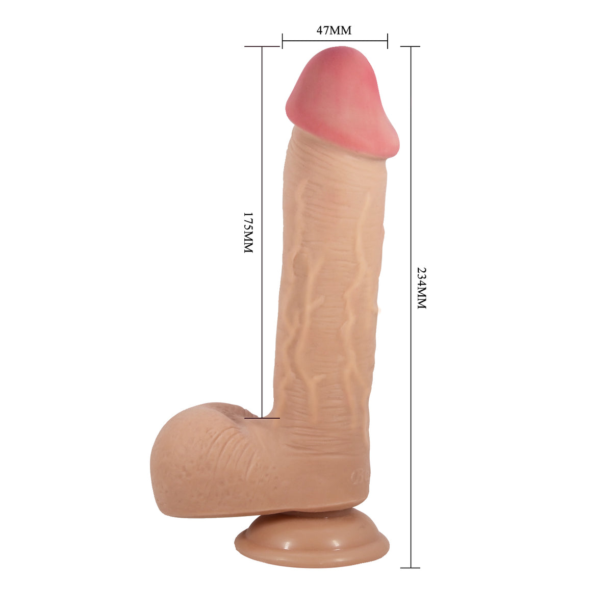 Dildo Piel Suave – Emeka 23 cm