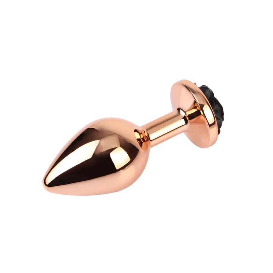 Plug Joyería Metálico Rose Noir M