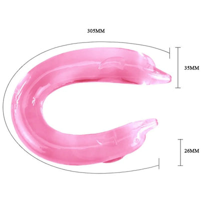 Dildo Anatómico de Doble Extremo Dolphin
