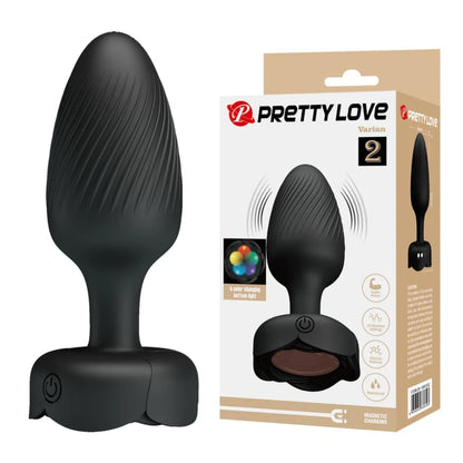 Plug Anal Vibrador con Gema Luminosa – Osborn